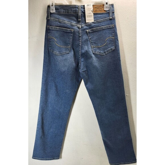 Levi's Heritage Womens High Rise Straight Jeans Size 2 Blue Stretch Pants NEW - Picture 6 of 10